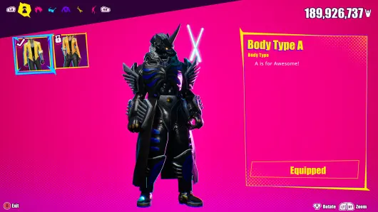 Zen-Aku character replacement preview in Dead as Disco